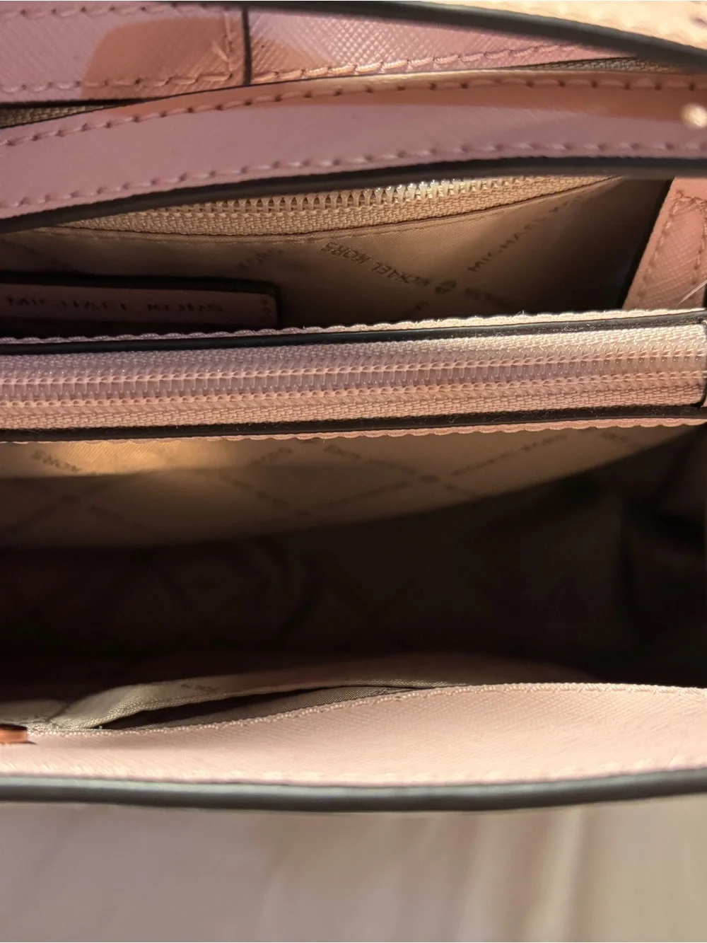 NWOT Michael Kors Blush Saffiano Leather Satchel